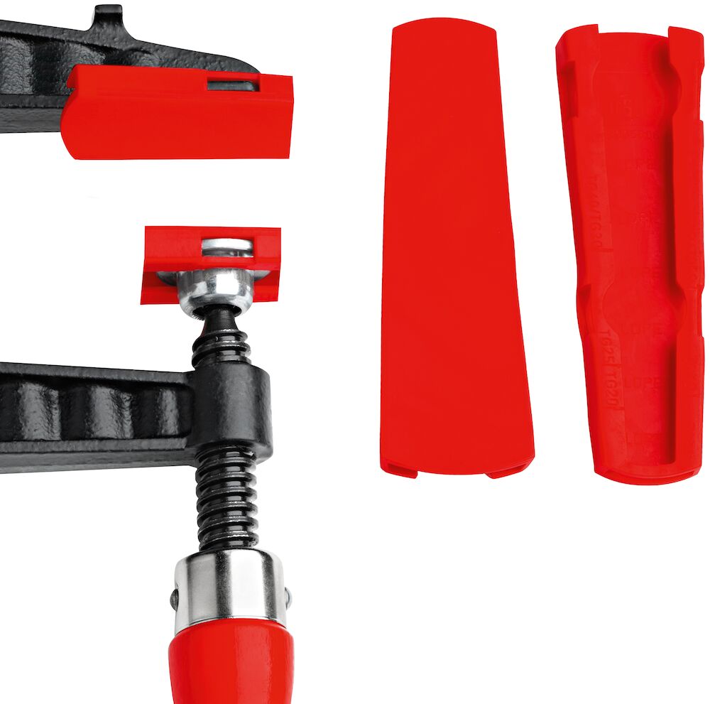 Morsetto BESSEY TG-2K 160x80mm, Con Impugnatura Bicomponente E Protezioni In Plastica