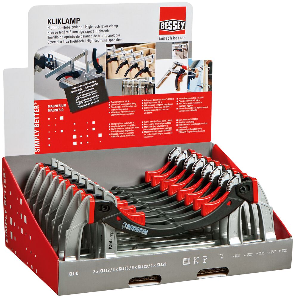 KliKlamp verkoopdisplay KLI-D