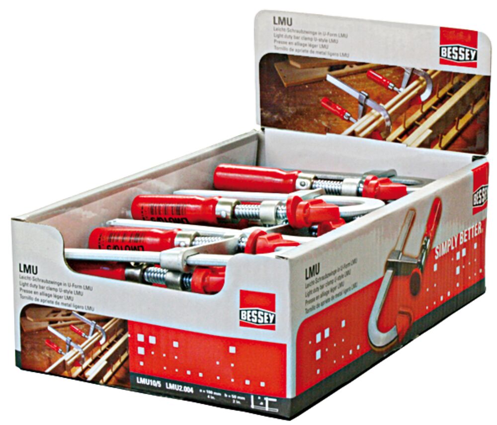 U字型軽量スクリュークランプ LMU 販売箱入り